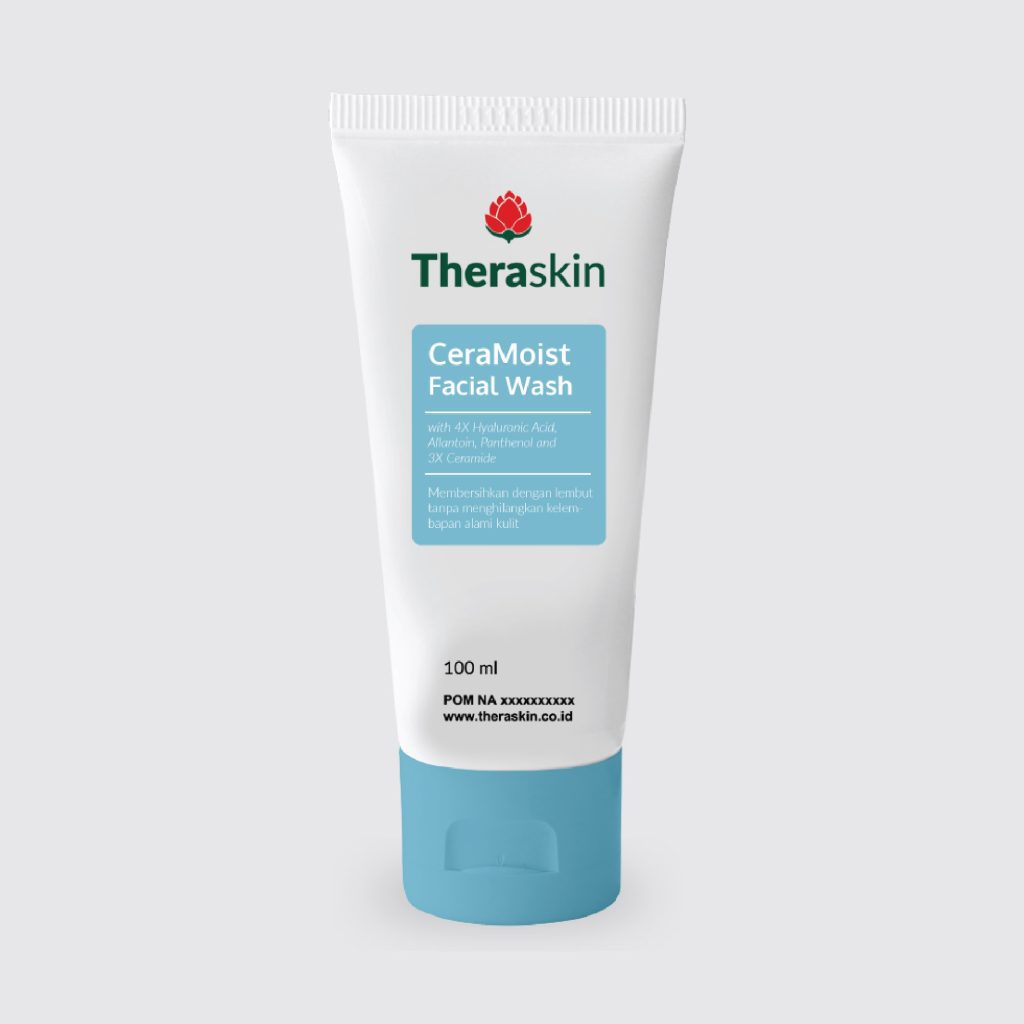 Theraskin BPOM CeraMoist Facial Wash 100ml
