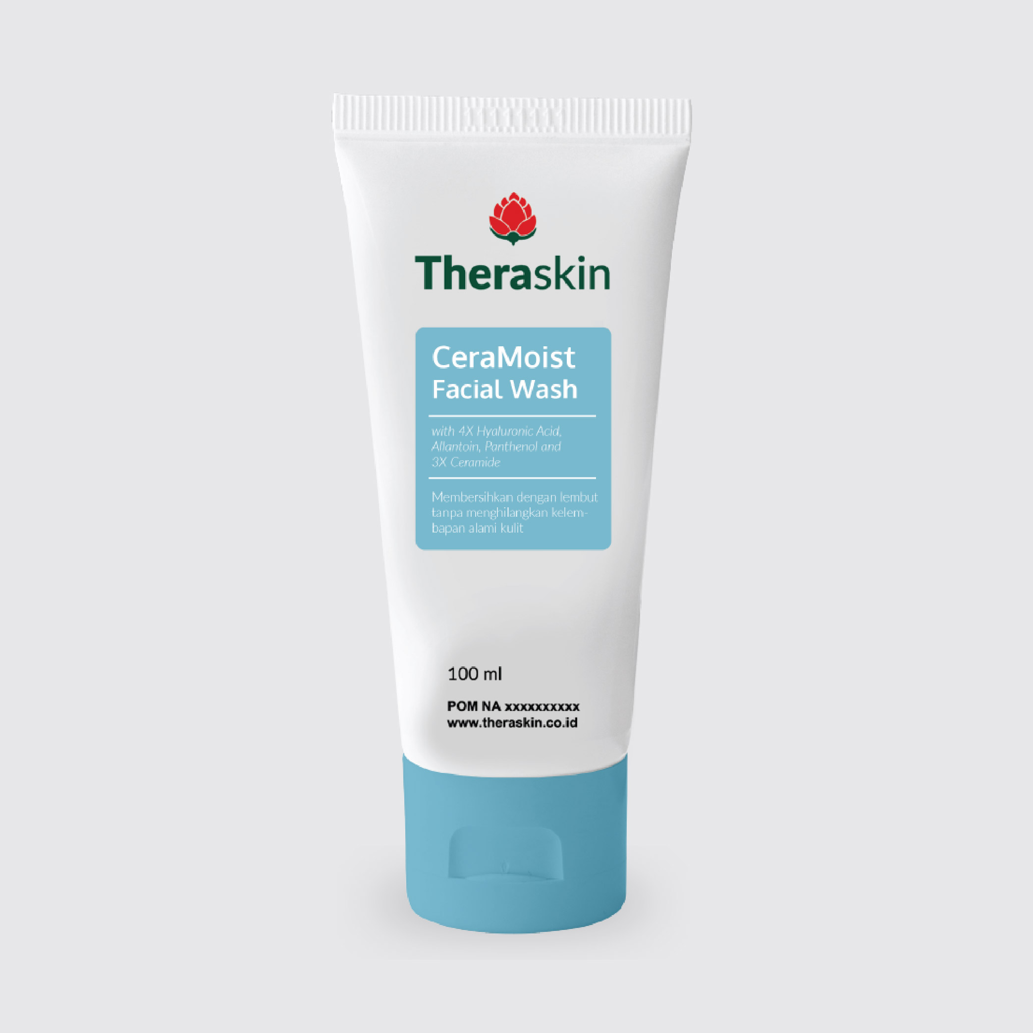 Theraskin BPOM CeraMoist Facial Wash 100ml